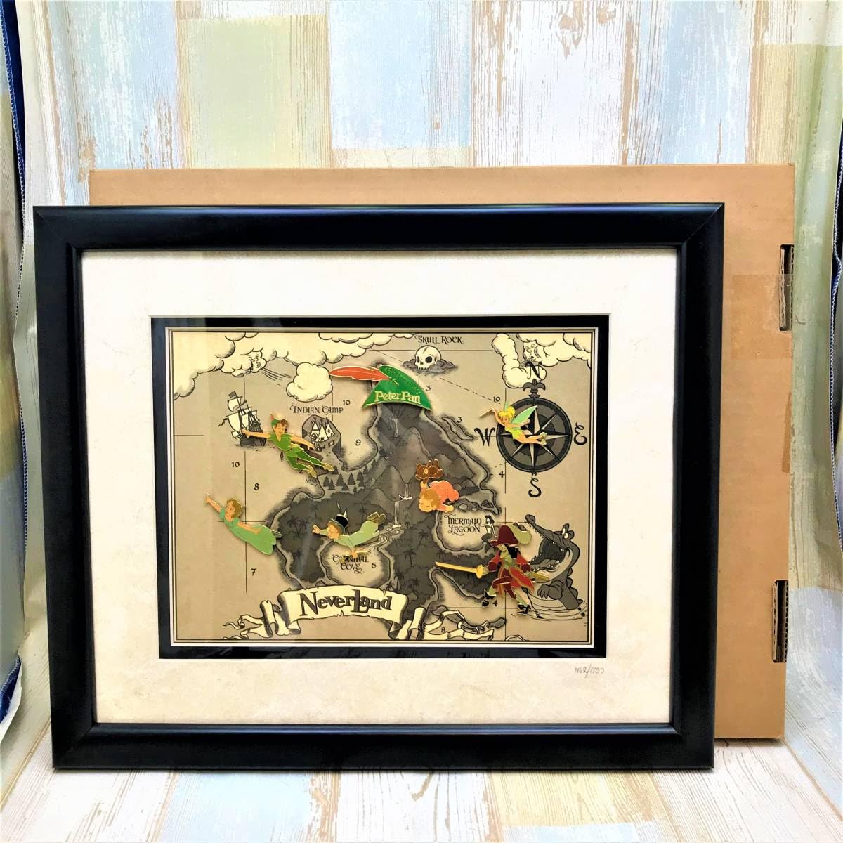 限定品★ピーターパン Peter Pan ティンカーベル 絵画 額縁 Amazon.co.jp: 1953枚限定 ピーターパン Peter Pan ティンカーベル